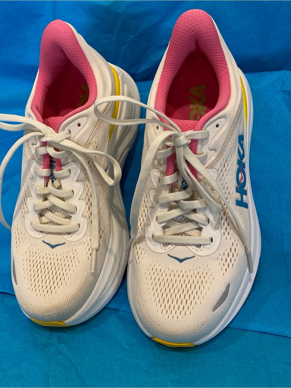 Hoka women’s Bondi 9 running walking shoe alabaster birch 7.5D brand new unworn - Picture 8 of 12